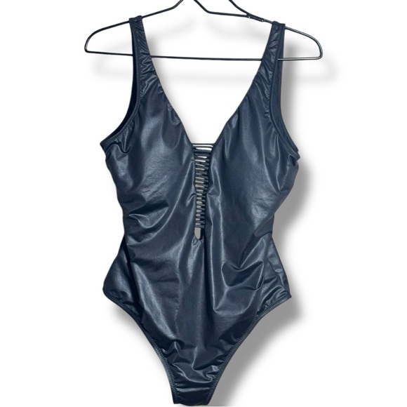 Xhilaration Other - Elegant Black One-Piece Swimsuit